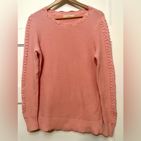 LOFT Sweaters - Loft Sweater Peachy/Pink - Size Medium